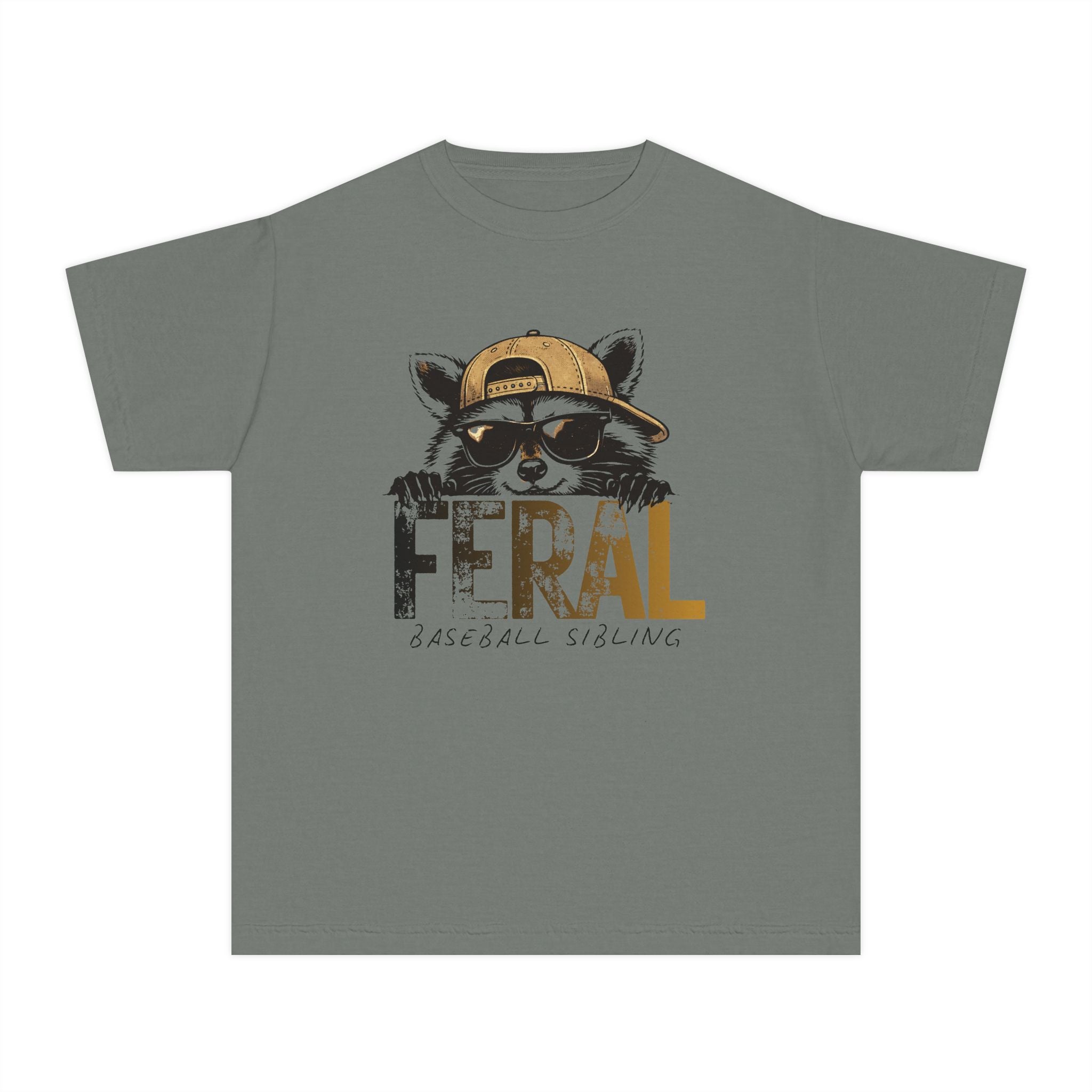 'Feral Baseball Sibling' - Youth Tee