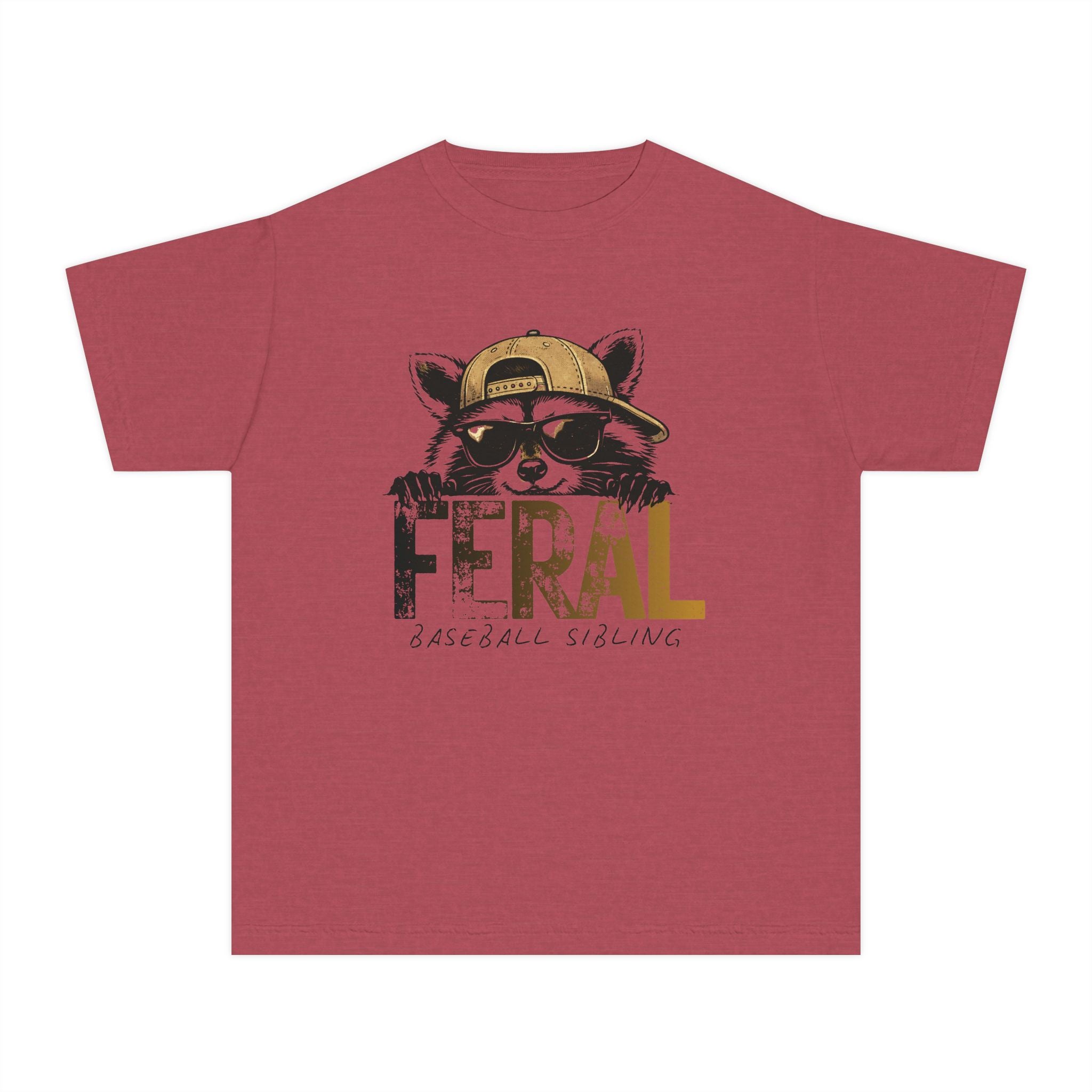 'Feral Baseball Sibling' - Youth Tee