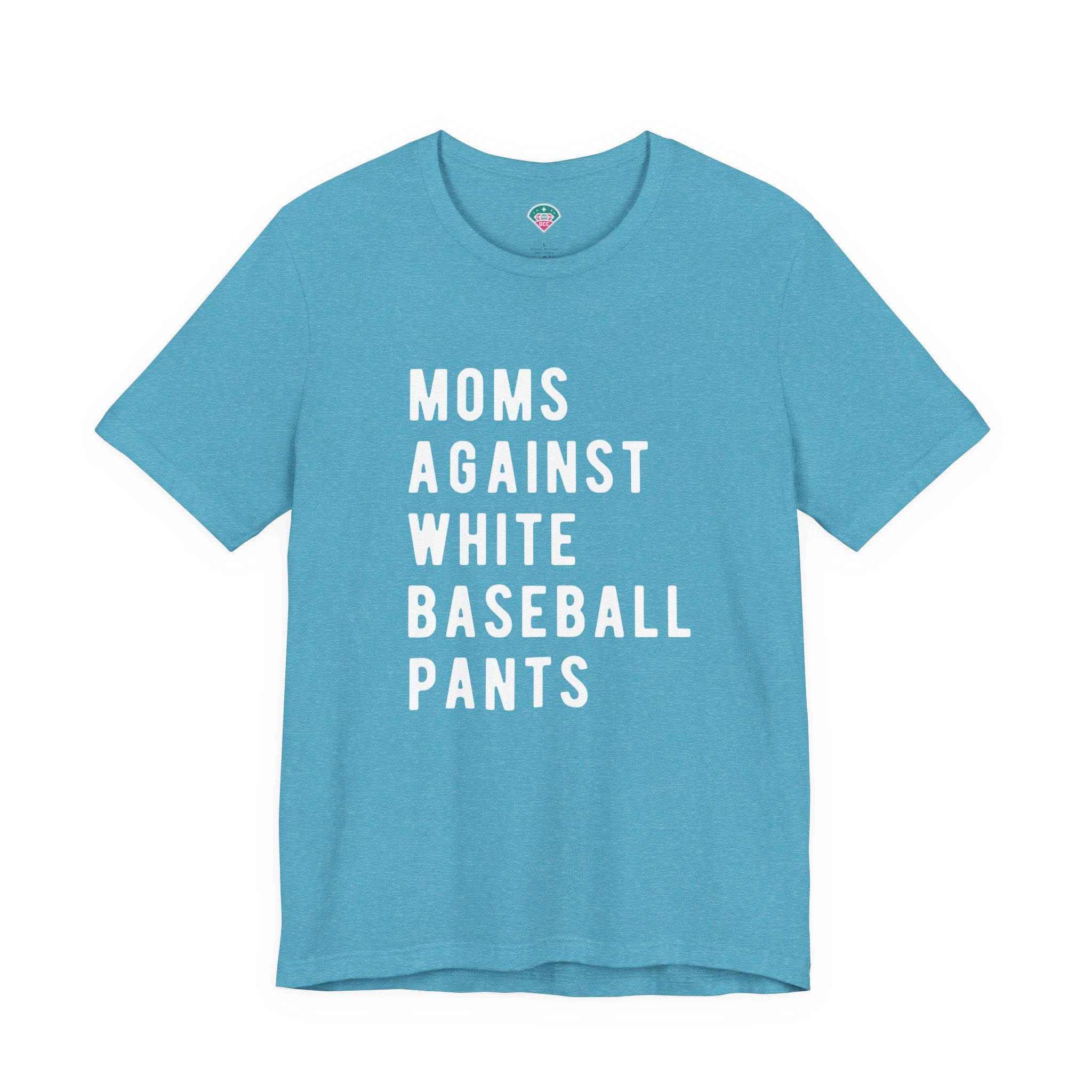 Moms Against White Baseball Pants - Graphic Teemoms