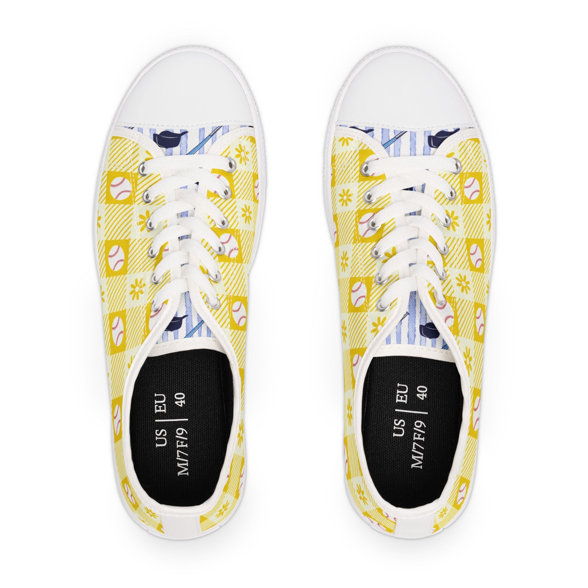 Low Top Sneakers — Sunny Yellow