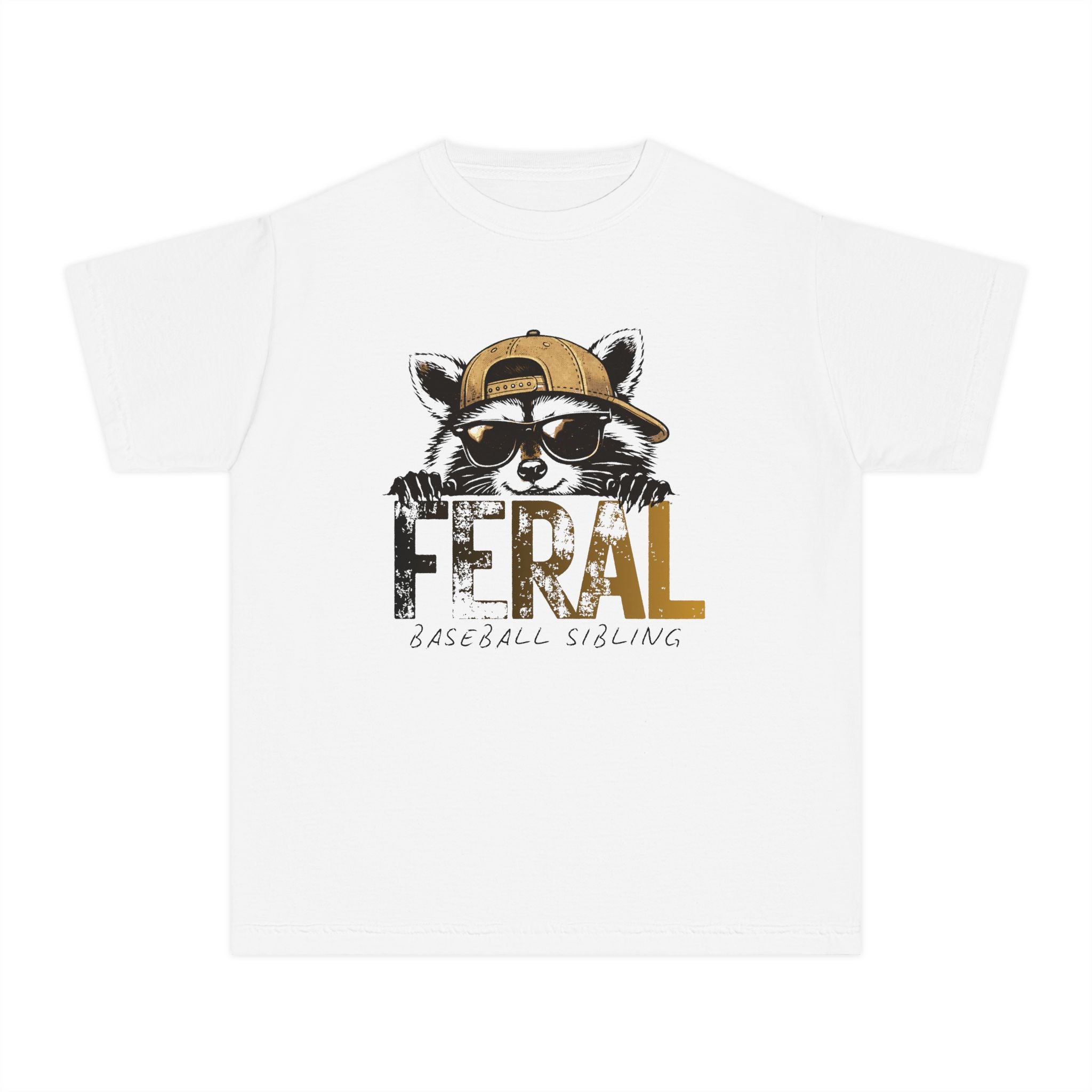 'Feral Baseball Sibling' - Youth Tee