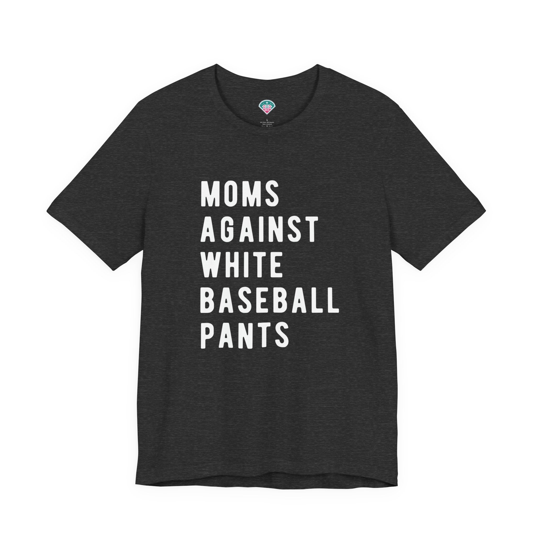 Moms Against White Baseball Pants - Graphic Teemoms