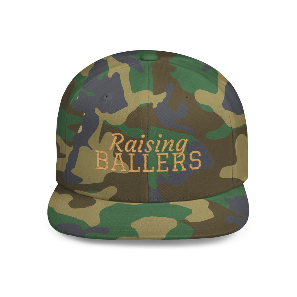 Raising Ballers  — Embroidered Flat Bill Adjustable Baseball Cap