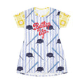 "Batter Up!" Striped T-Shirt Dress