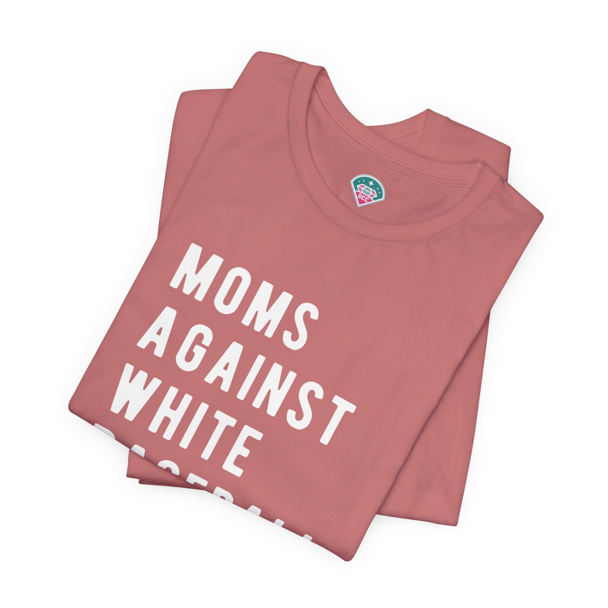 Moms Against White Baseball Pants - Graphic Teemoms