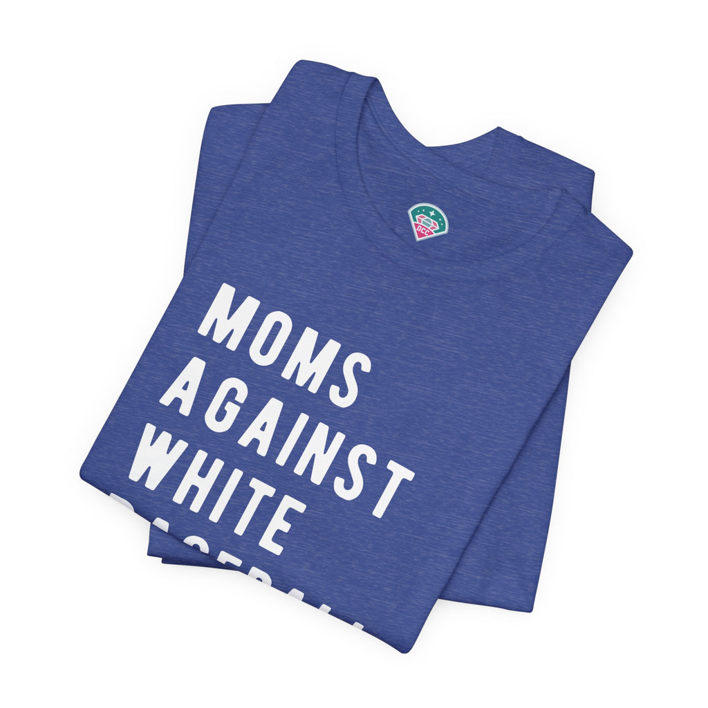 Moms Against White Baseball Pants - Graphic Teemoms