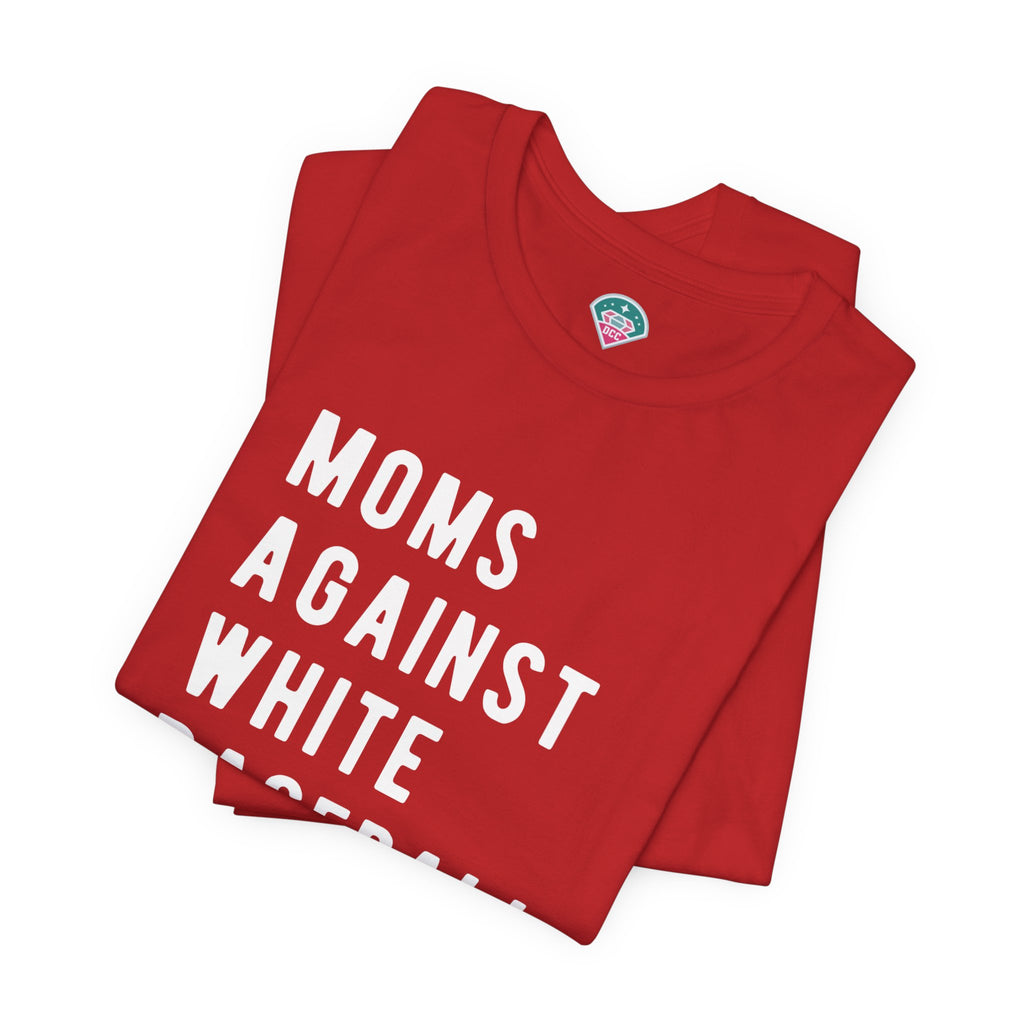Moms Against White Baseball Pants - Graphic Teemoms