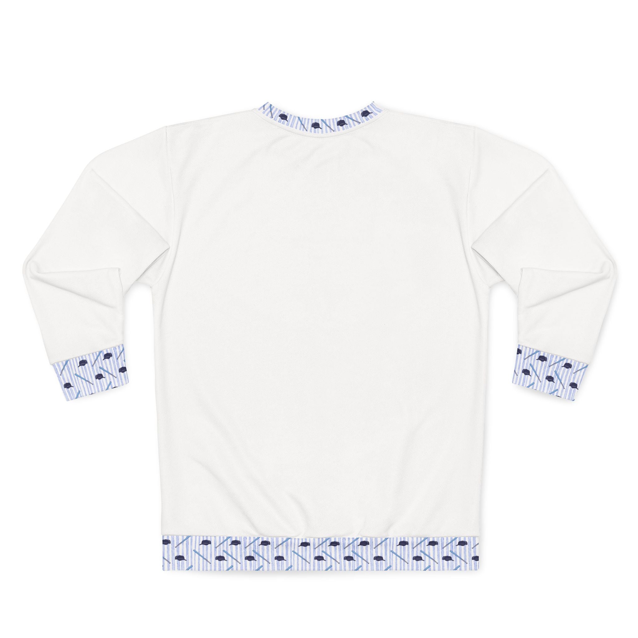 Baseball Preppy Crewneck Sweatshirt